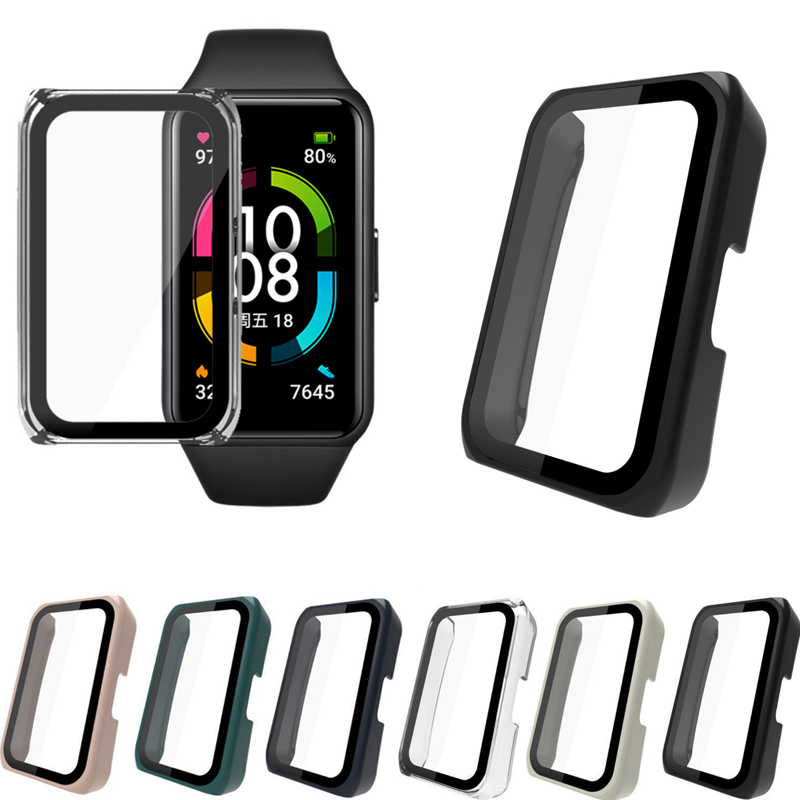 Smartwatch Oppo Watch - Casing pelindung layar kaca bingkai tepi