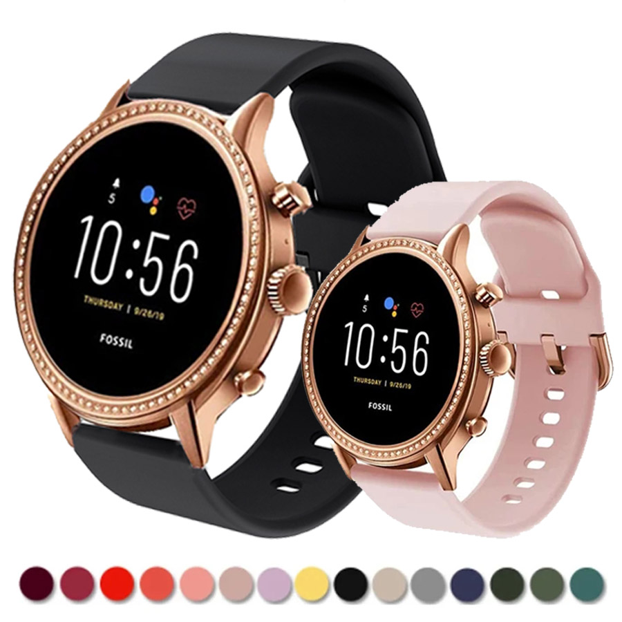Fossil Watches Smartwatch Gen 4 - Tali silikon untuk jam tangan pintar