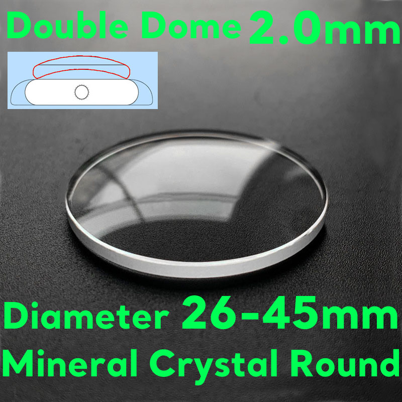 Jam tangan kristal kubah ganda - Watch Crystal Replacement ulasan dan harga