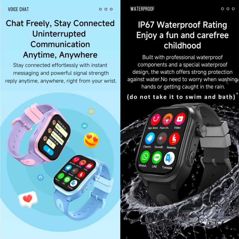 Jam Tangan Pintar Anak 4G deng - Smartwatch Watches For Children ulasan dan harga