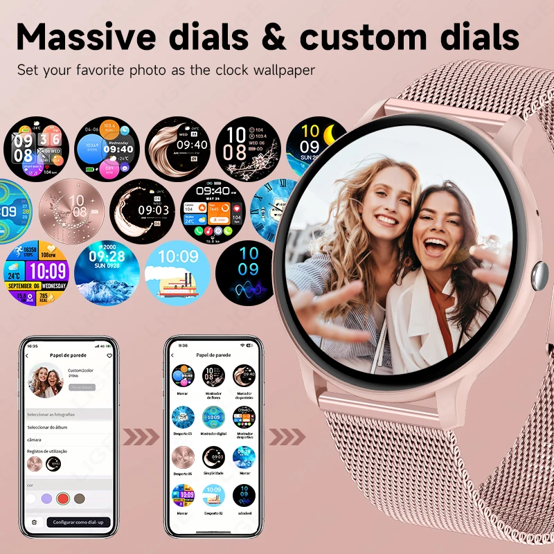 Jam Tangan Pintar LIGE dengan  - Watches Ladies Smartwatch ulasan dan harga