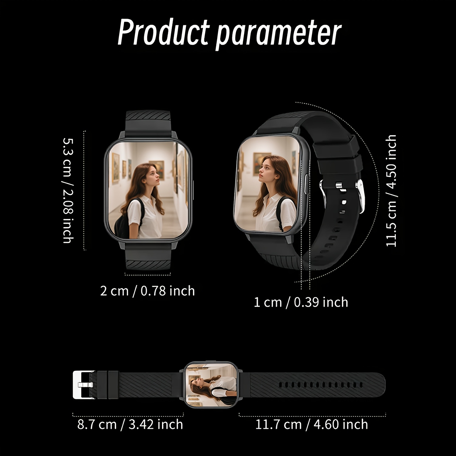 Jam Tangan Pintar Olahraga, La - Smartwatch Iphone Watches For Women ulasan dan harga