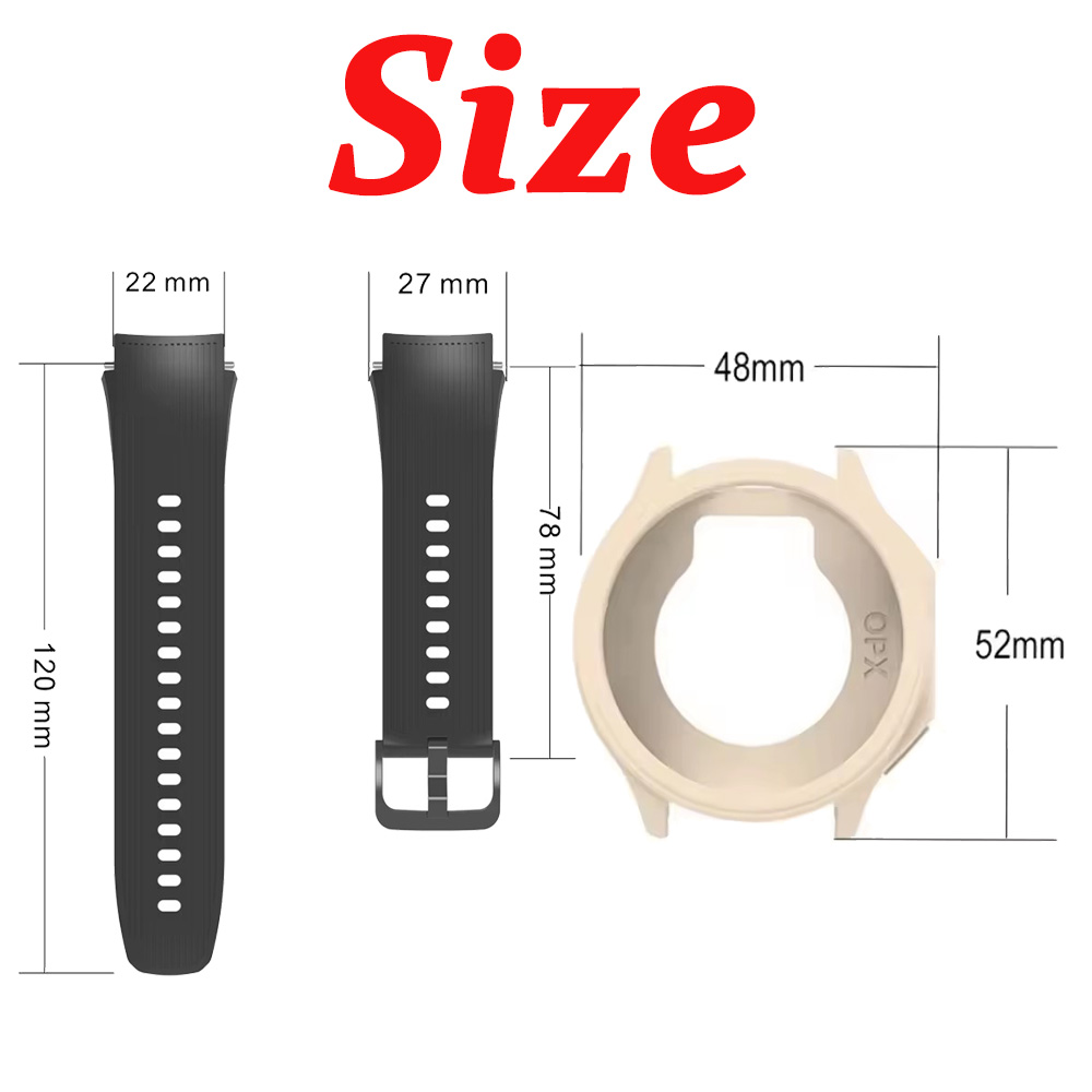 Casing & Tali Jam Tangan Silik - Smartwatch Oppo Watch ulasan dan harga