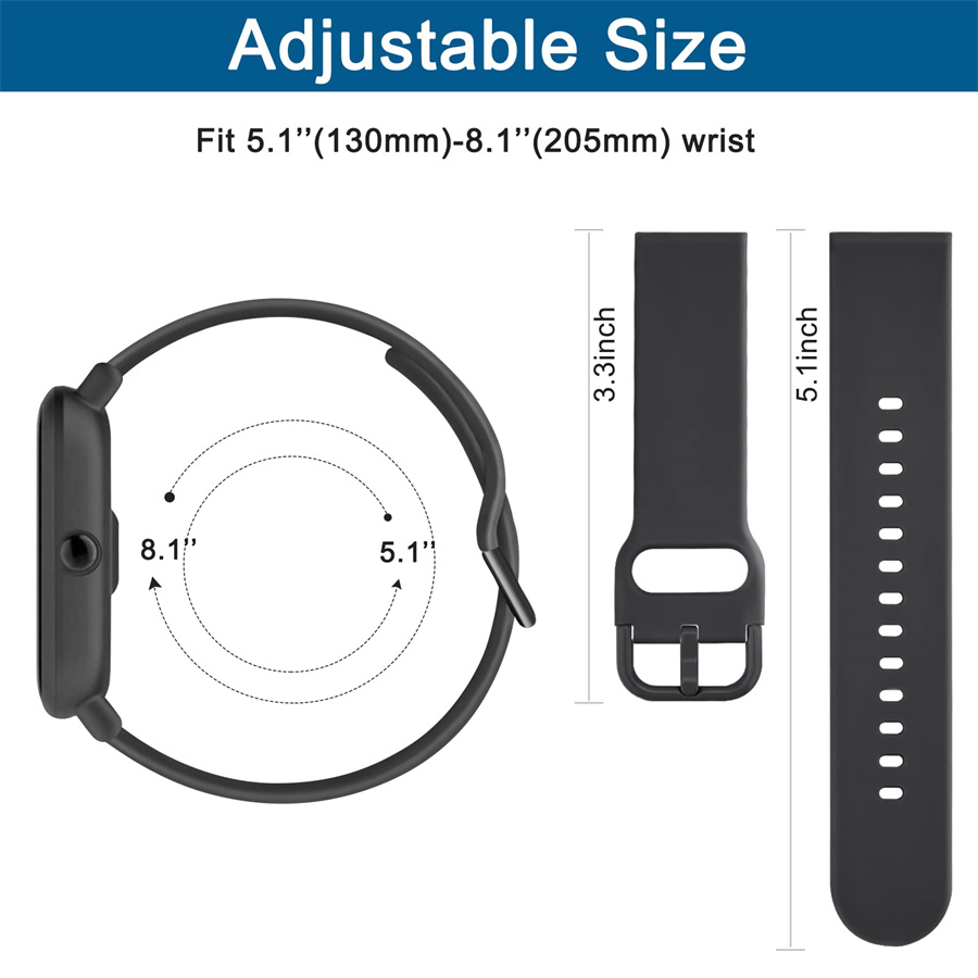 Pita silikon 20mm/22mm untuk A - Smartwatch Samsung Watches For Men ulasan dan harga