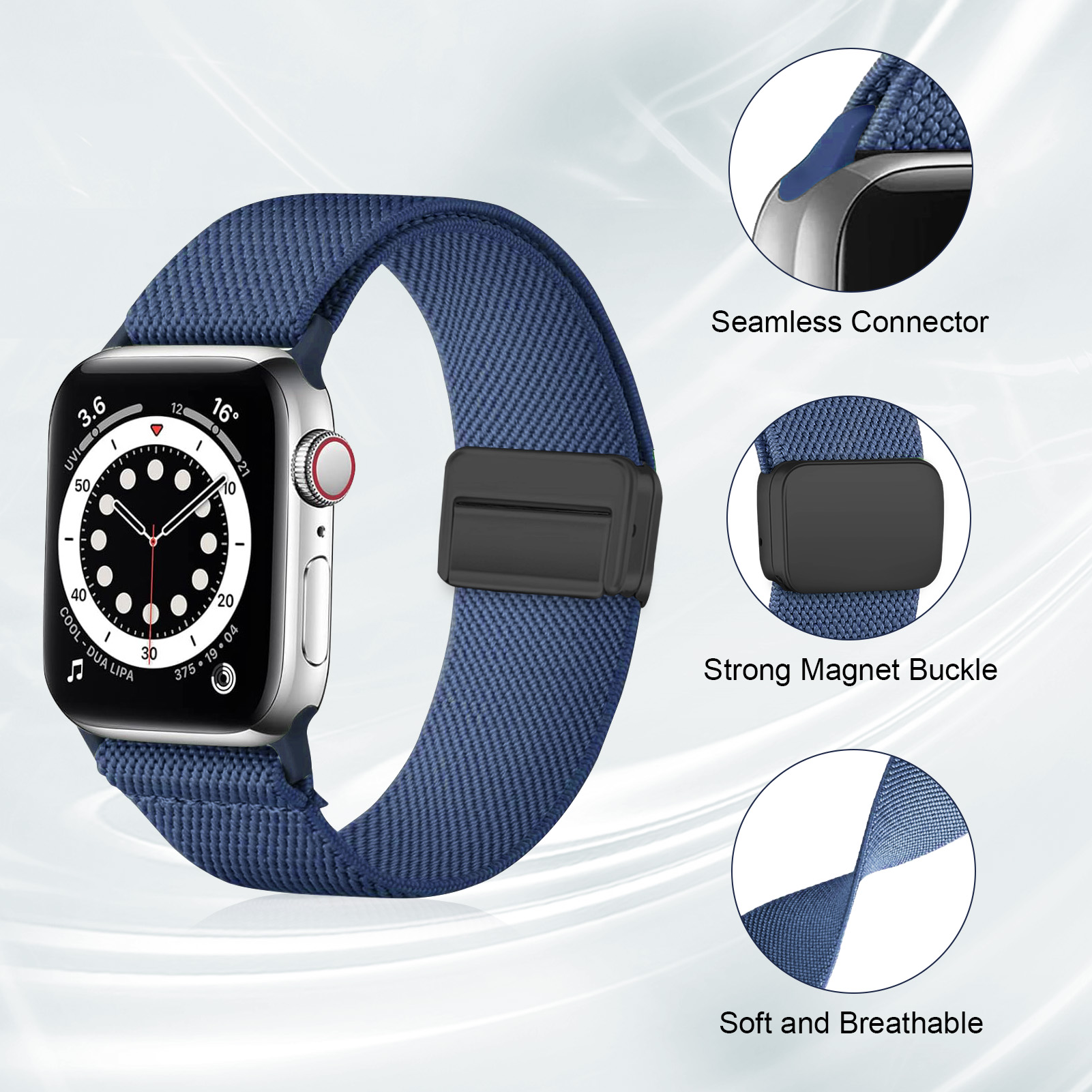 Tali magnetik untuk jam tangan - Smartwatch Iphone Watches For Women ulasan dan harga