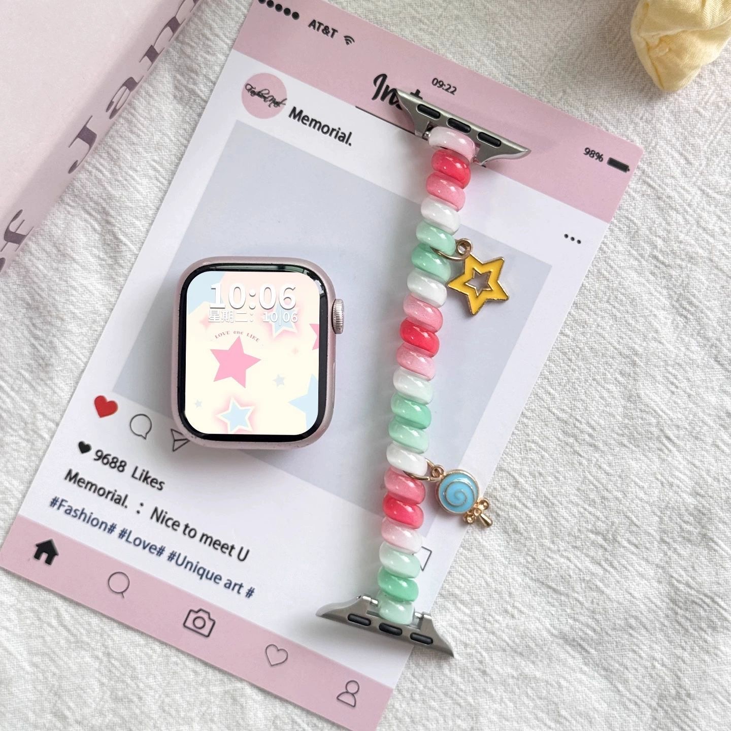 Tali untuk Apple Watch Bands U - Smartwatch Iphone Watches For Women ulasan dan harga