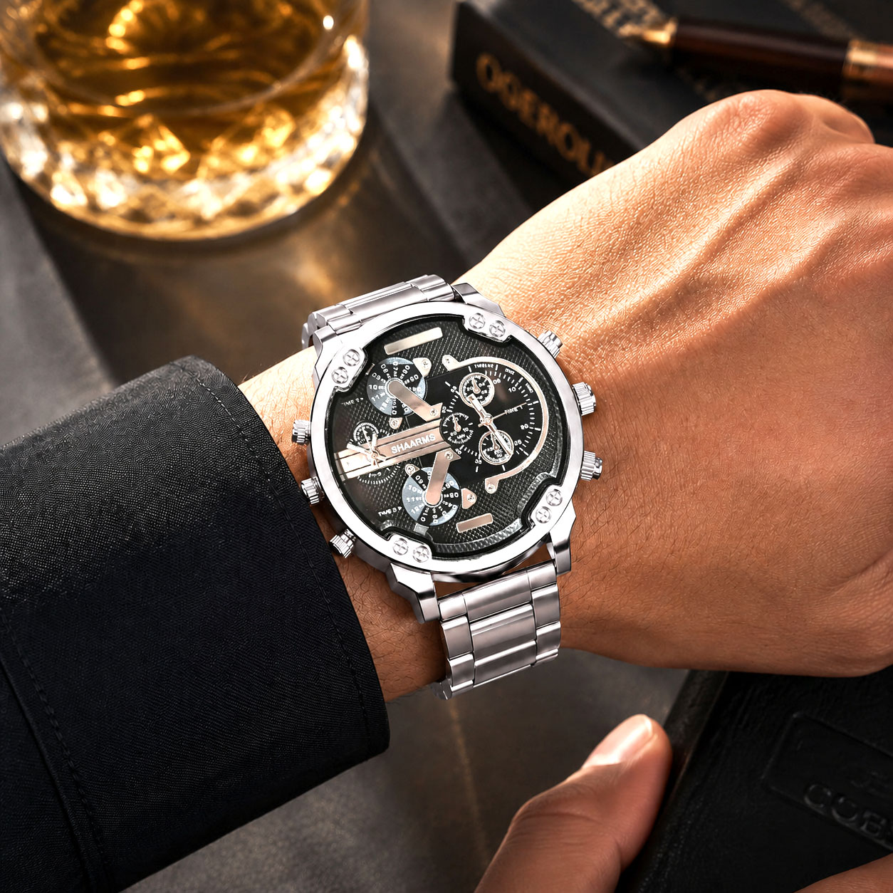 Jam tangan pria kasual berwarn - Watches Not Smartwatch ulasan dan harga