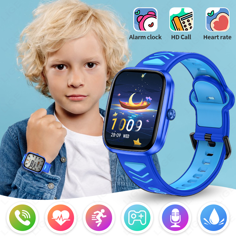 Jam Tangan Pintar Anak LIGE 20 - Smartwatch Watches For Kid Boy With Alarm ulasan dan harga