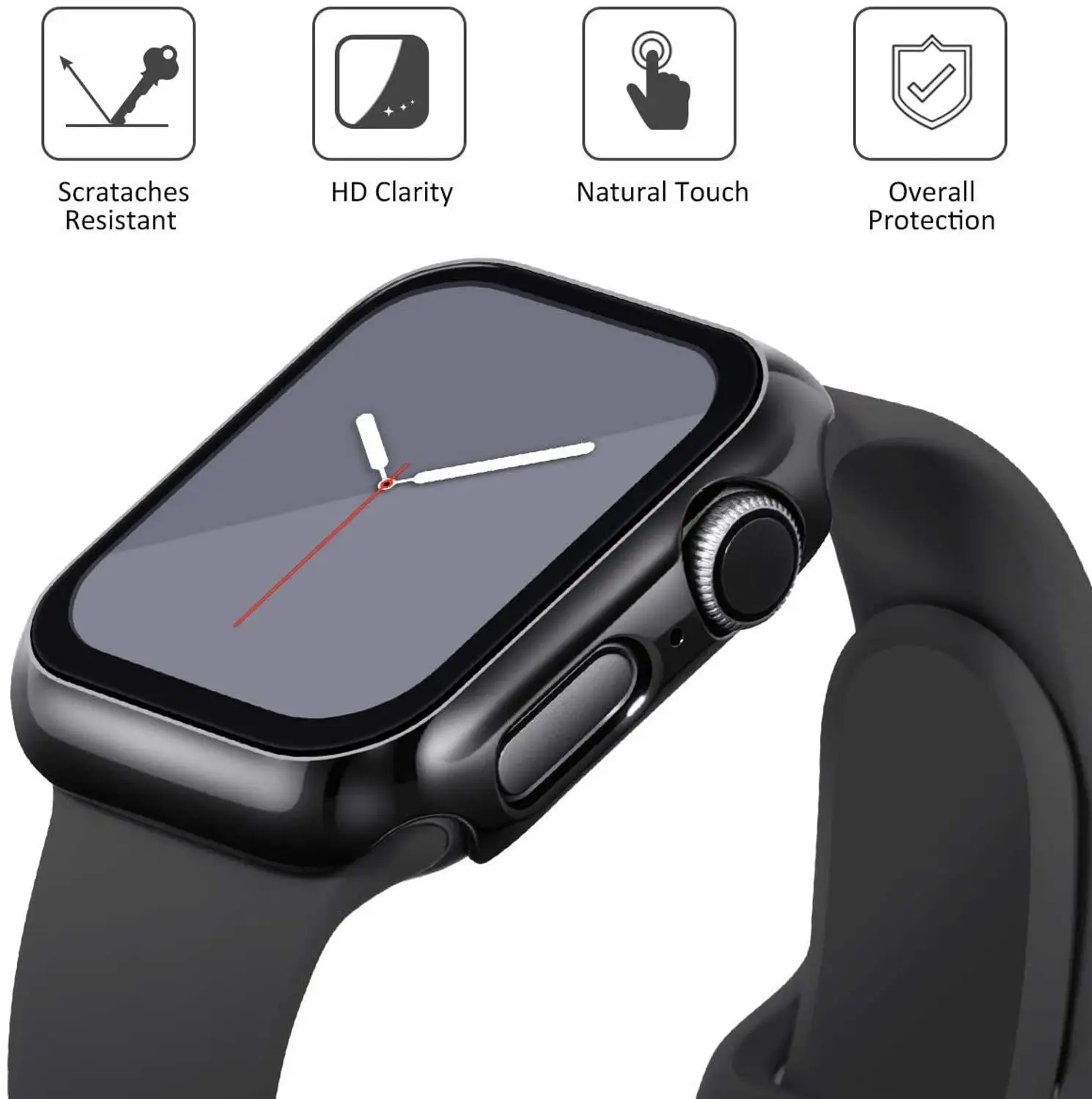 3 Buah Kaca Antigores + Penutu - Smartwatch Iphone Watches For Women ulasan dan harga