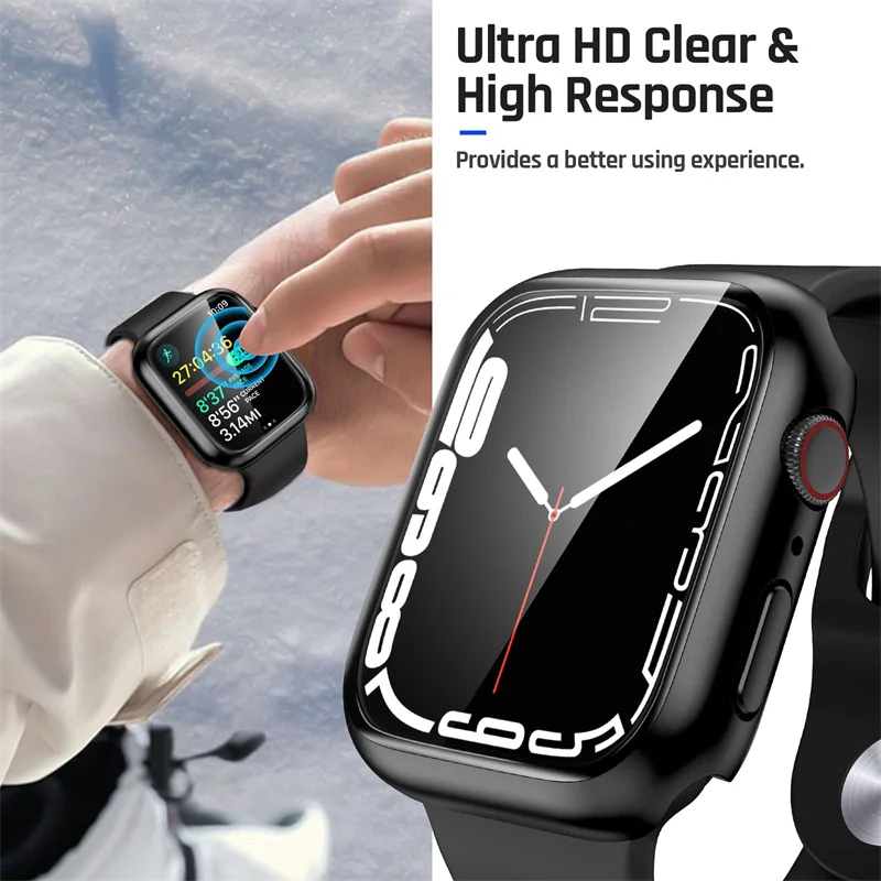 3 Buah Kaca Antigores + Penutu - Smartwatch Iphone Watches For Women ulasan dan harga