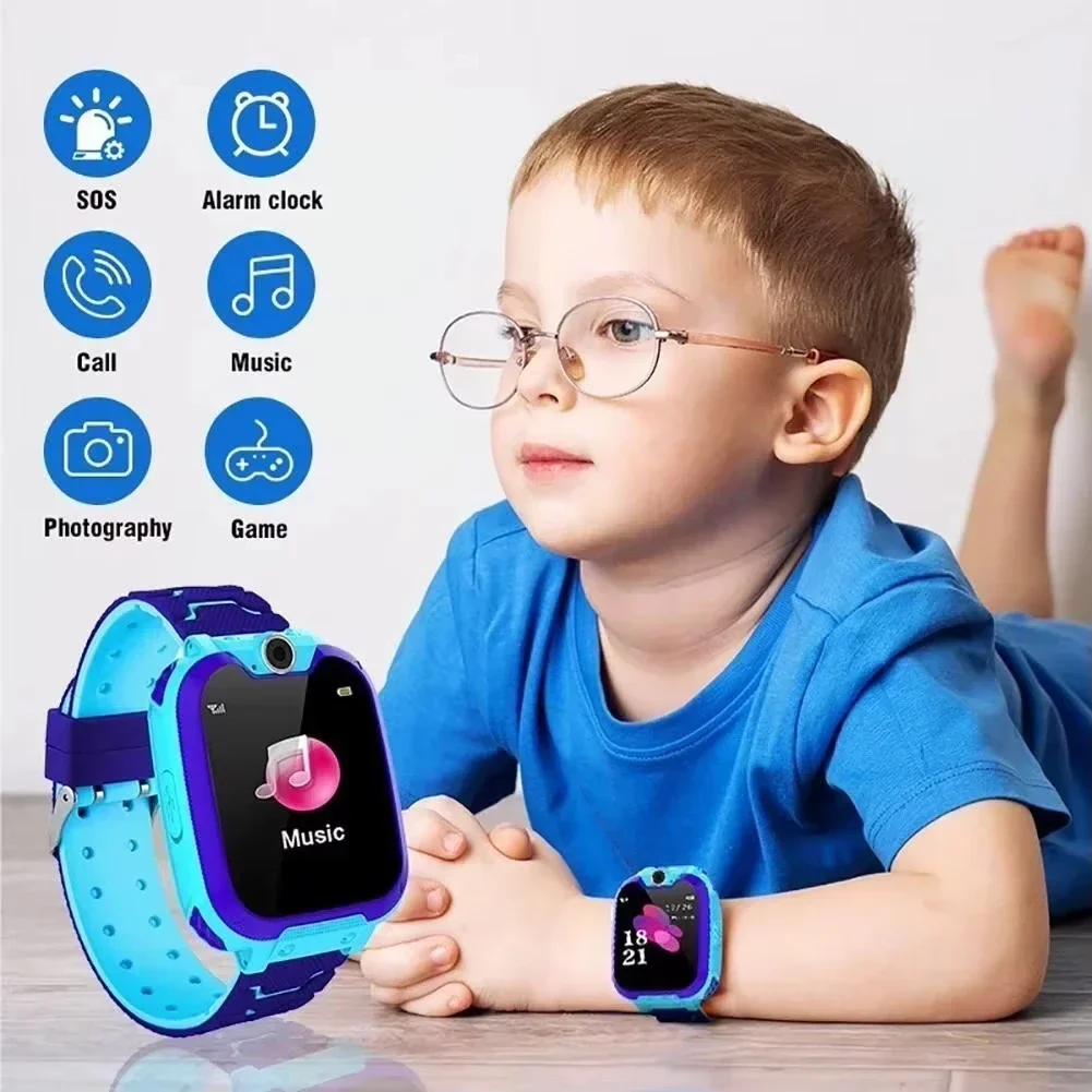 Lenovo 2026 Jam Tangan Pintar  - Smartwatch Watches For Kid Boy With Alarm ulasan dan harga
