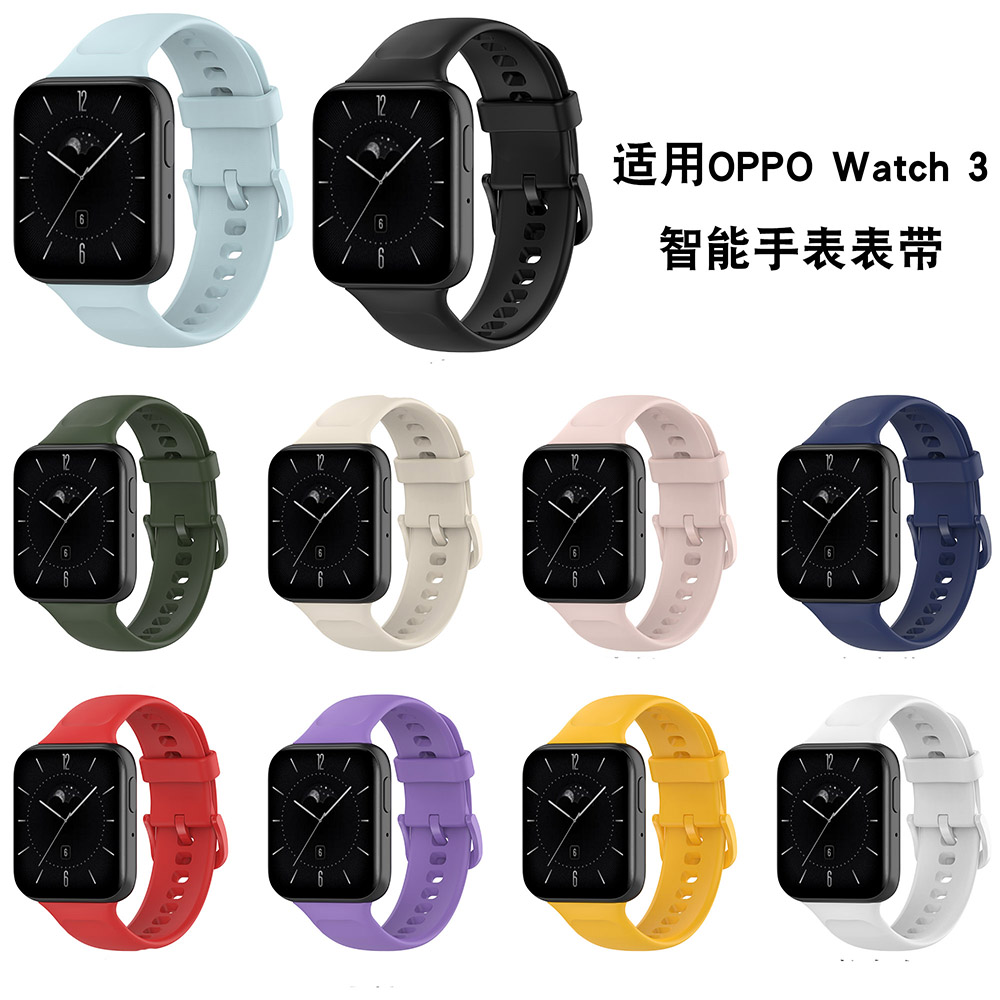 Tali jam tangan TPU lembut unt - Smartwatch Oppo Watch ulasan dan harga