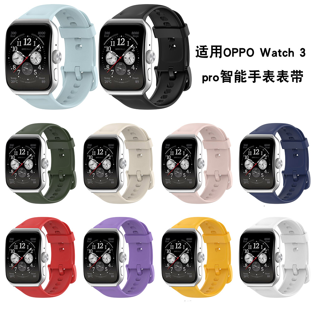 Tali jam tangan TPU lembut unt - Smartwatch Oppo Watch ulasan dan harga