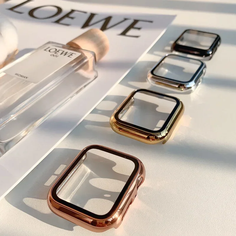 Kaca + casing untuk Apple Watc - Watches Not Smartwatch ulasan dan harga