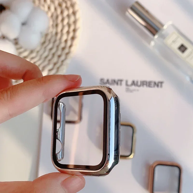 Kaca + casing untuk Apple Watc - Watches Not Smartwatch ulasan dan harga