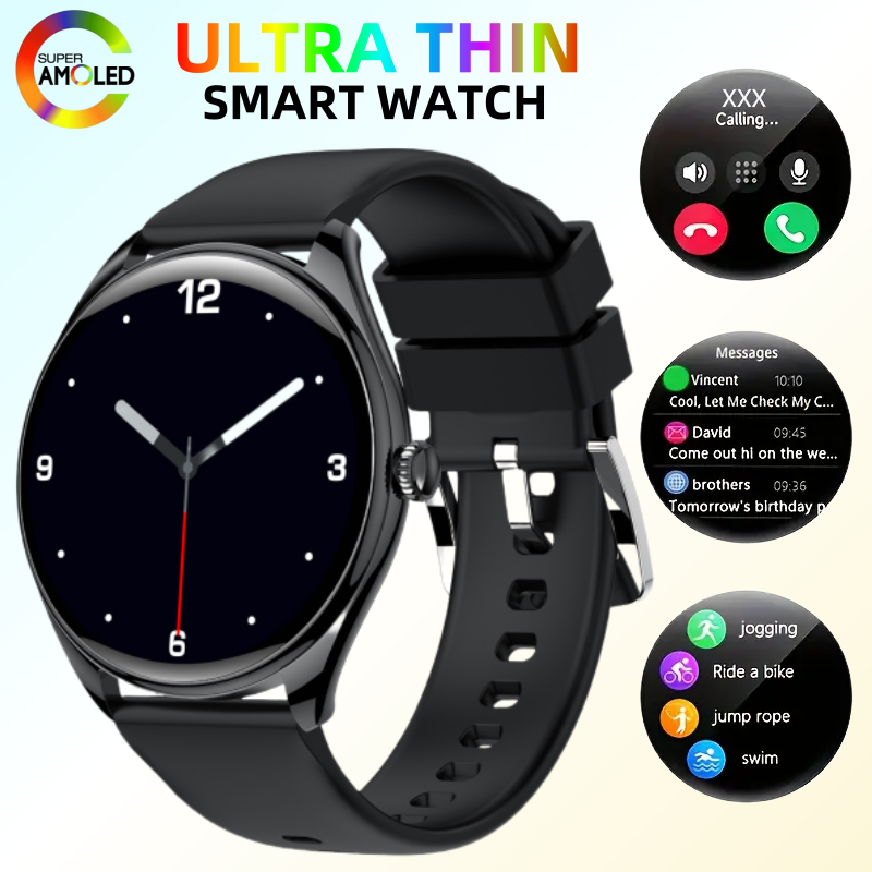 MT55 Jam Tangan Pintar 1.43 In - Smartwatch Professional Watches For Men ulasan dan harga