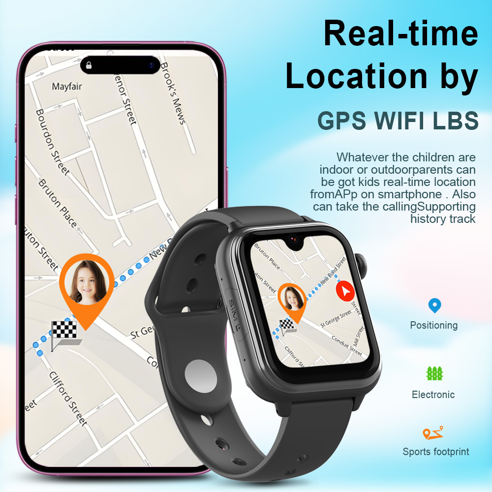 Jam Tangan Pintar GPS Wonlex K - Smartwatch Watches For Children ulasan dan harga
