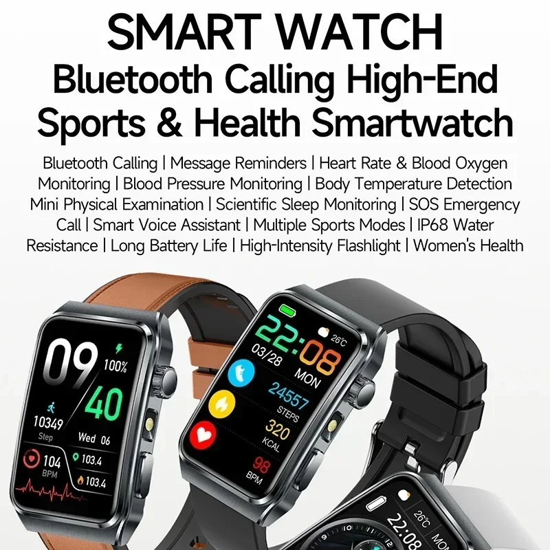Jam Tangan Pintar Analisis Kes - Smartwatch Professional Watches For Men ulasan dan harga