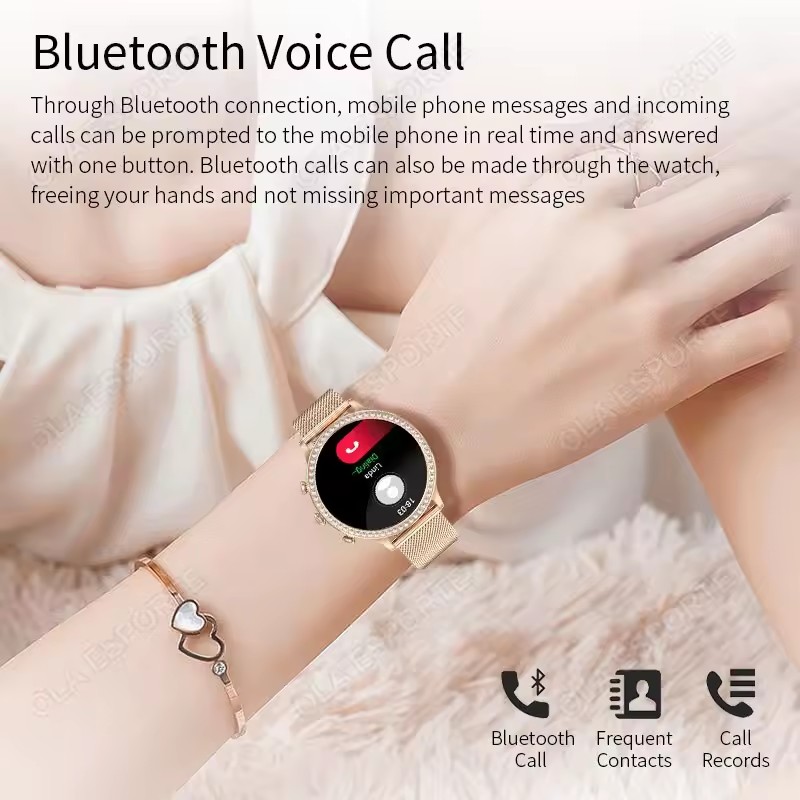 Jam Tangan Pintar Wanita Elega - Watches Ladies Smartwatch ulasan dan harga