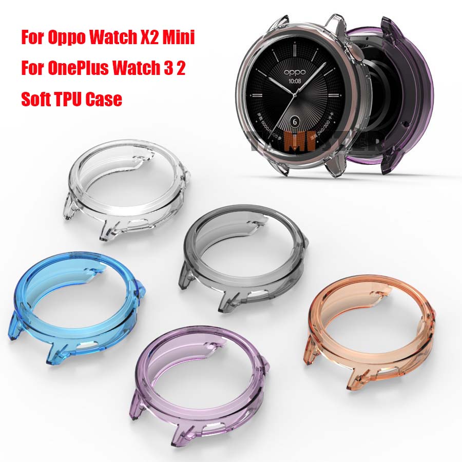 Penutup casing TPU lembut untu - Smartwatch Oppo Watch ulasan dan harga