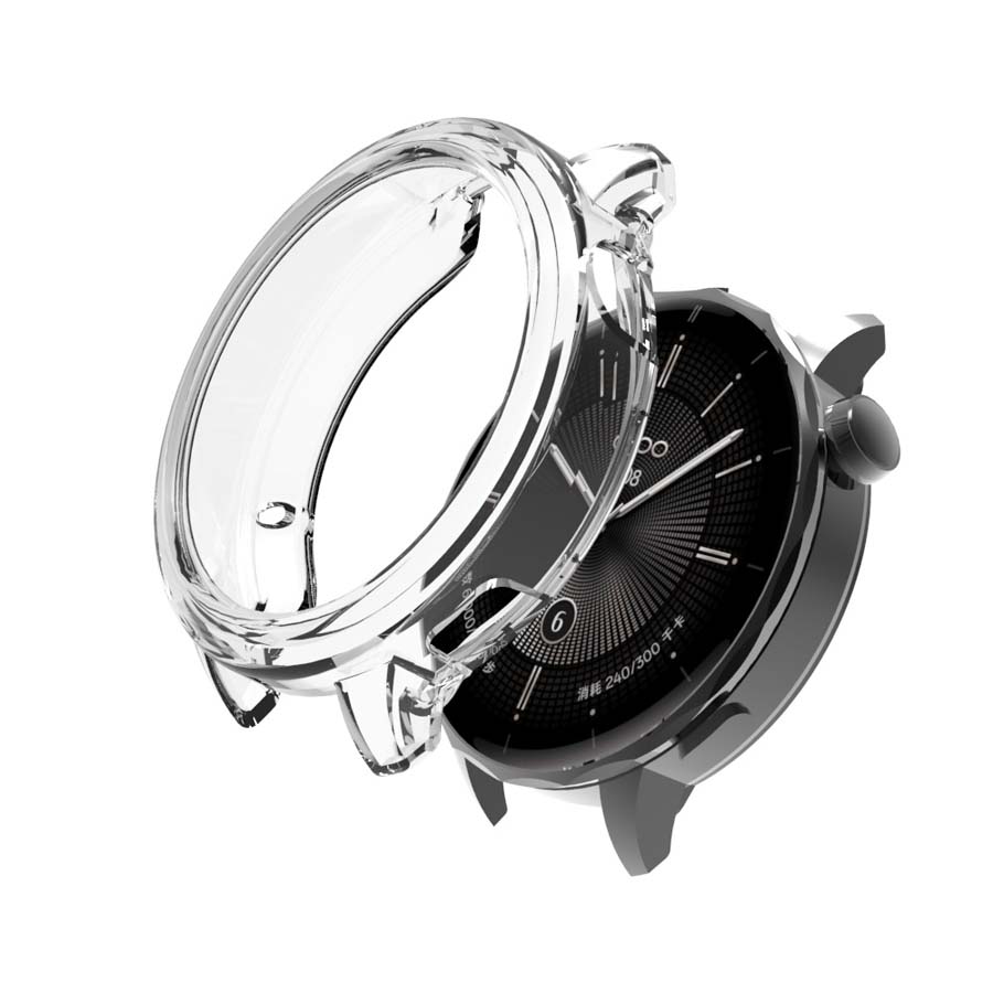 Penutup casing TPU lembut untu - Smartwatch Oppo Watch ulasan dan harga
