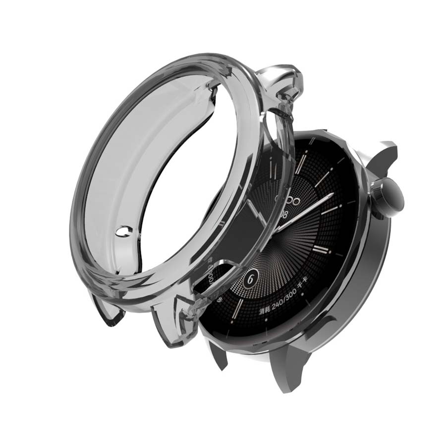 Penutup casing TPU lembut untu - Smartwatch Oppo Watch ulasan dan harga