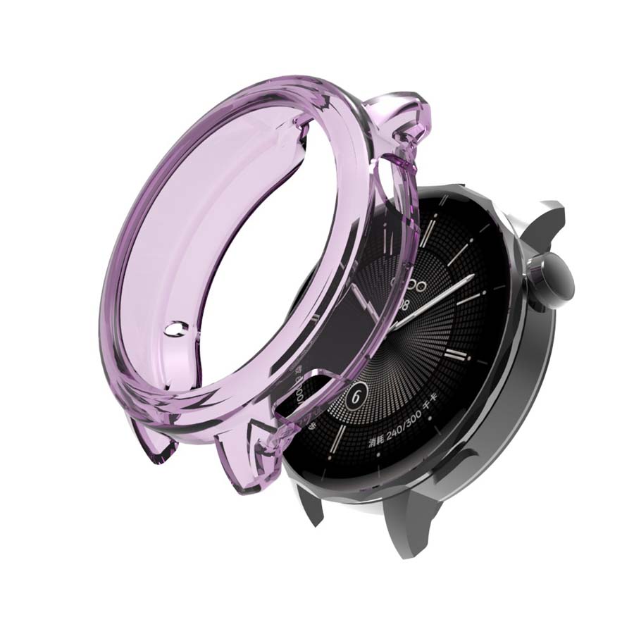 Penutup casing TPU lembut untu - Smartwatch Oppo Watch ulasan dan harga