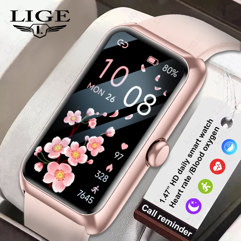 LIGE Jam Tangan Pintar Wanita  - Watches Ladies Smartwatch ulasan dan harga