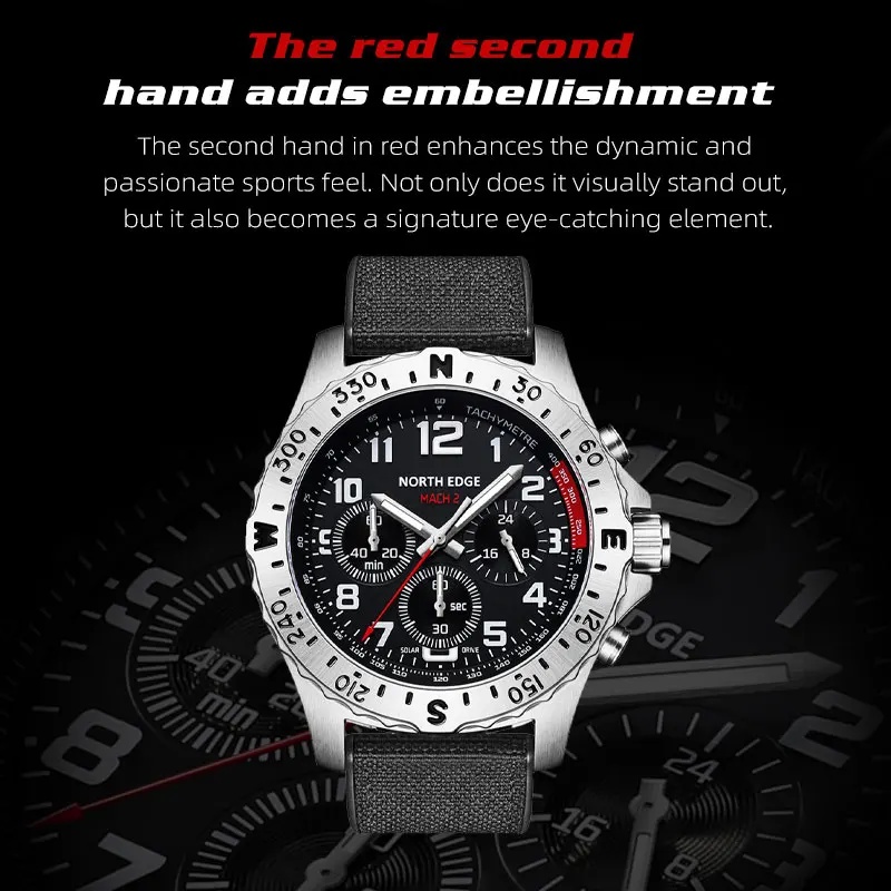 Jam Tangan Pria NORTH EDGE MAC - Smartwatch Professional Watches For Men ulasan dan harga